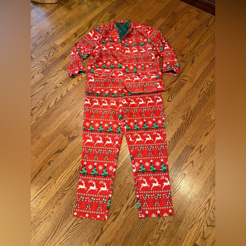Christmas suit (pants and blazer) XXL